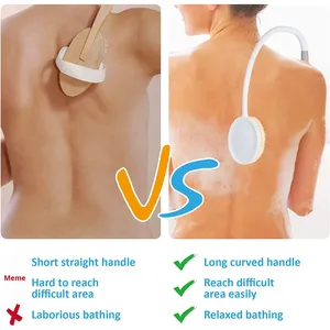 Cross-Border Curved <b>Bath</b> Brush with Long Handle U-Shaped and Arc-Shaped Design Safety Equipment for Disabled Pregnant Women - Product Image 5