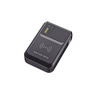 Lector RFID UHF Portátil, Lector para Android e iPhone, Material ABS, Mini Lector UHF de Mano para Gestión de Inventario en Almacenes y Comercios