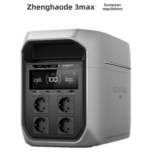 Station d'alimentation portable EcoFlow Delta 3 Max avec prise EU, 2048Wh, 3000W pour voiture et <span class=keywords><strong>camping</strong></span> - Product Image 1