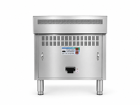 Cuisinière électrique en acier inoxydable 4x3kW/6x3kW pour la cuisine commerciale, gamme de cuisinières commerciales, modèles 4 ou 6 zones