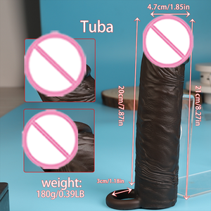 Funda de Silicona Líquida para Agrandamiento del Pene para Hombres - Condón Adulto Impermeable, Seguro y Cómodo para Mayor Tamaño y Longitud - Product Image 3