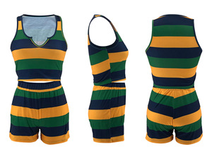 Shorts attillati a righe stile caldo estivi da <span class=keywords><strong>donna</strong></span> con stampa Casual Costume di carnevale - Product Image 4