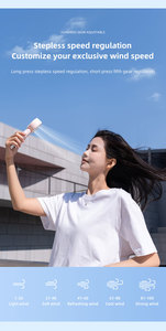 พัดลมตั้งโต๊ะพกพาใช้งานกลางแจ้งได้อย่างสร้างสรรค์พัดลมพกพาขนาดเล็กชาร์จด้วย USB ได้ - Product Image 4