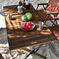 Table de camping HISPEED Outdoor 900 mm Egg Roll, légère, pliable, portable, pour barbecue, pique-nique, plage, randonnée