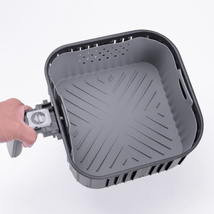 แผ่นรองซิลิโคนสำหรับหม้อทอดไร้น้ำมันขนาด 8.9 นิ้ว สำหรับ NINJA AF140 AF141 AF180 AF181 ถาดอบพร้อมรูระบายอากาศสำหรับ <span class=keywords><strong>Philips</strong></span> <span class=keywords><strong>HD9270</strong></span> - Product Image 6