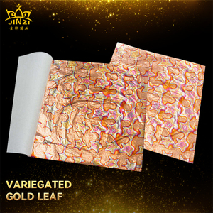 ใบทองเทียม14*14ซม. หลากสีสำหรับตกแต่ง - Product Image 2