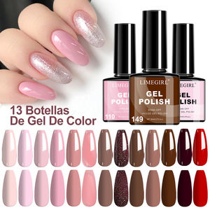 Limegirl UV <span class=keywords><strong>Gel</strong></span> Set Hema Free 8ml 500 Couleurs Haute Pigment Vegan Salon DIY Nail Art Private Label OEM Séchage Rapide Longue Durée Brillant - Product Image 1