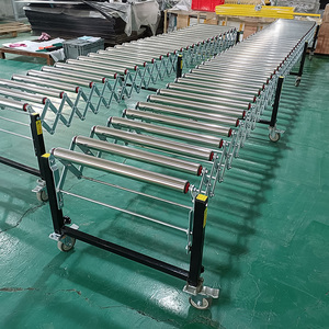 Di chuyển băng tải trọng lực Con lăn băng tải con lăn thép không gỉ điều khiển con lăn băng tải - Product Image 4