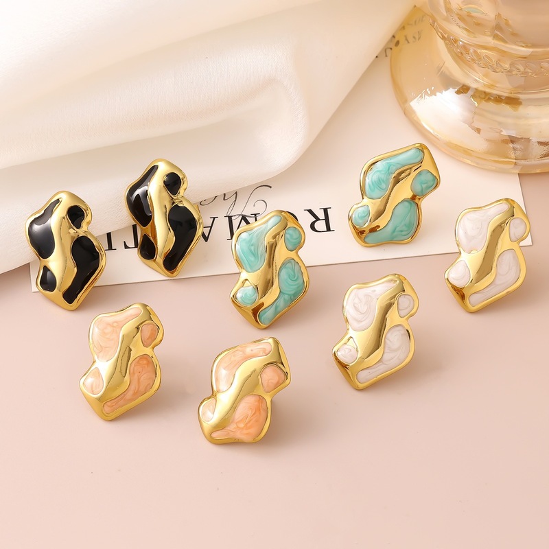 New Trend Gold Butterfly Geometric Pearl