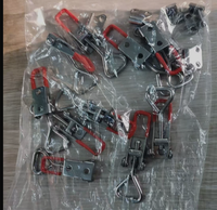Pestillo de Palanca Ajustable Fangran 4001, Cerrojo de Liberación Rápida Galvanizado para Estufa de Pellets y Chimenea
