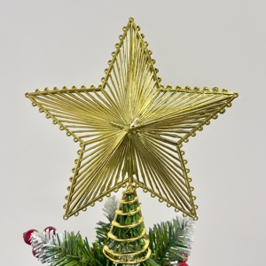 <span class=keywords><strong>Stella</strong></span> <span class=keywords><strong>di</strong></span> <span class=keywords><strong>Natale</strong></span> in Plastica <span class=keywords><strong>per</strong></span> <span class=keywords><strong>Albero</strong></span> <span class=keywords><strong>di</strong></span> 14cm, 15cm, 16cm, 18cm, 20cm, Decorazione Natalizia, Supporto OEM/ODM - Product Image 2