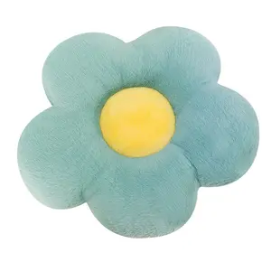 Morbido cuscino da tiro in peluche con fiori di sole da 30cm e 50cm all'ingrosso di alta qualità