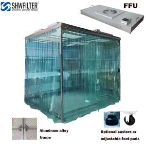 Cabina Modular Limpia ISO 5-8 con FFU, Cuarto Limpio Portátil con Marco de Aluminio para Farmacéutica y Electrónica - Product Image 1