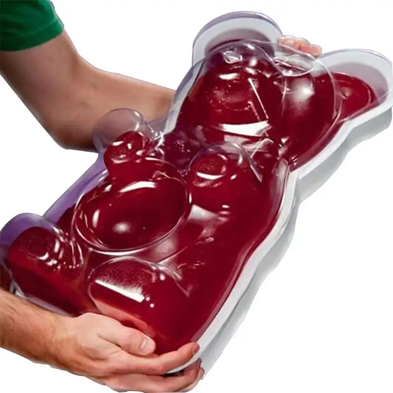 Yummy Giant Gummy Bear Bulk Largest Candy Halal Big Bear Gummi Jelly Soft Sweets