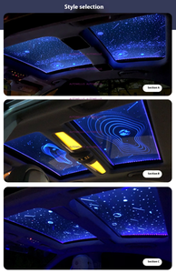 Lumière décorative atmosphère lumière étoile piste auvent pour <span class=keywords><strong>mercedes</strong></span>-benz classe S W222 2016-2021 toit ouvrant panoramique <span class=keywords><strong>ciel</strong></span> étoilé film - Product Image 6