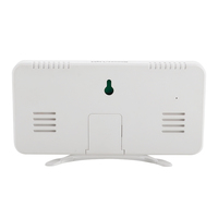 Reloj despertador de dormitorio Reloj de mesa digital Reloj despertador de escritorio Espejo LED con puertos Usb