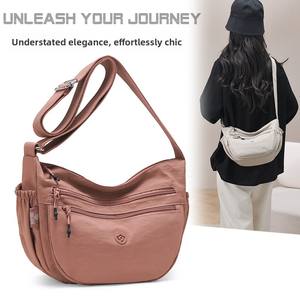 Bolso de Hombro de Nylon de Alta Calidad para Mujer, Nuevo Bolso Tipo Dumpling, Versátil, de Gran Capacidad, Casual, Ligero, para Viaje - Product Image 3