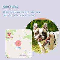 Pelacak Hewan Peliharaan GPS Real-Time Terlaris Tahan Air IP67 ABS Geofence Jaringan 4G Sistem Operasi Android Penentuan Posisi LBS GPRS GSM BeiDou Kucing