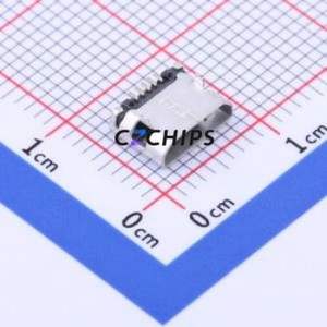 KH-MICRO5P-ZH <b>USB</b> Connector SMD Connector ( Connector Type: <b>Micro</b>-B )( Protocol Standard: <b>USB</b> 2.0 )( Gender: Female ) - Product Image 1