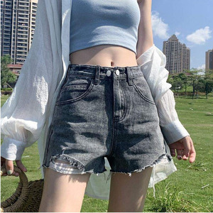 Pantalones cortos de <span class=keywords><strong>vaquero</strong></span> para <span class=keywords><strong>mujer</strong></span>, ropa nueva de verano, precio al por mayor, pantalones informales de <span class=keywords><strong>talla</strong></span> <span class=keywords><strong>grande</strong></span> para <span class=keywords><strong>mujer</strong></span> - Product Image 6