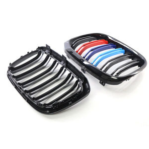 Calandre de voiture BMW pour X3 X4 G01 G02, design double ligne et trois couleurs, calandre avant de pare-chocs 51138469959, plastique ABS, neuve - Product Image 5