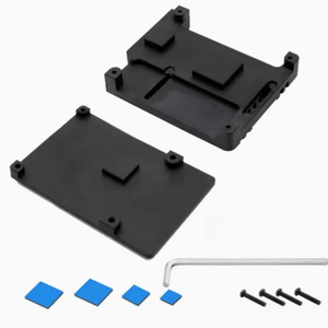 Voor <span class=keywords><strong>Raspberry</strong></span> <span class=keywords><strong>Pi</strong></span> 4 <span class=keywords><strong>3</strong></span> Model B 3b Plus Aluminium Behuizing Met Dubbele Koelventilator Metalen Behuizing Voor Rpi <span class=keywords><strong>Raspberry</strong></span> <span class=keywords><strong>Pi</strong></span> 4 <span class=keywords><strong>3</strong></span> Model - Product Image 5