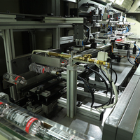 Machine d'impression sérigraphique automatique à servo-moteur APM S104M, adaptée à l'impression de produits ronds, carrés et ovales