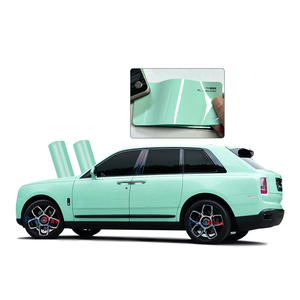 Flasque vert TPU matériel voiture Wrap vinyle <span class=keywords><strong>Film</strong></span> PPF Direct anti-rayures auto-guérison changement de couleur rouleau Tpu <span class=keywords><strong>Film</strong></span> d'emballage - Product Image 1