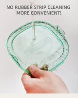 Ensemble de 7 bocaux de conservation alimentaire en verre borosilicate de haute qualité, hermétiques, compatibles micro-ondes et four, anti-fuite, lavables au lave-vaisselle, pour le voyage