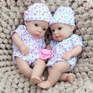 Bambole Reborn VTU da 11 Pollici, Realistiche e Morbide in Silicone, Set Completo di Moda per Bambini, Bambole Neonato Realistiche per Bambine e Bambini - Product Image 6