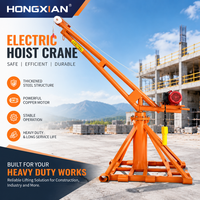 Mini-grue électrique domestique 220V 380V, palan de 500 kg avec support, palan de chantier