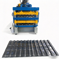 Machine automatique 3-en-1 pour la formage de tôles de toiture 840/900/800, pour acier galvanisé 0,2-0,6 mm et isolation en laine de verre