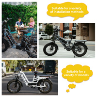 Batterie au lithium rechargeable certifiée sûre et de haute qualité 48V 15AH 720WH pour vélo électrique, scooter et tricycle avec 2 clés