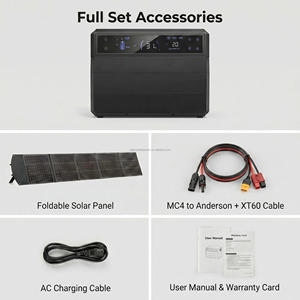 Centrale Électrique Solaire Personnalisée en Gros 2000W 2300Wh 3000Wh LiFePO4 110V 220V 230V Prise EU UK AU US Alimentation Portable - Product Image 6