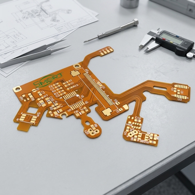 Flexible PCB Manufacturer FPC Circuit Board for Mobile Phone Camera with Custom Size and Immersion Gold OSP Surface Finishing