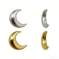 Aimants de réfrigérateur en relief personnalisés, motifs étoile, lune, nuage, cœur, autocollants magnétiques en alliage, souvenir de voyage, vente efficace en anglais