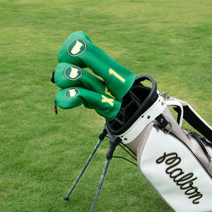 Housse de tête de club de golf personnalisée en cuir brodé pour driver, prix de gros - Product Image 5