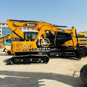 เครื่องขุด7.5ton ขนาดเล็กมือสอง SY75 Sy75C Sy55 Sy60 Sy95 Sy26 Sy35พร้อมเครื่องยนต์อีซูซุสำหรับใช้ในบ้าน - Product Image 2