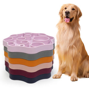 Hot-selling Practical Customized BPA Free Sucker Pet Food Feeding Silicone Pet Slow <b>Feeder</b> <b>Cat</b> Dog Pet Licking Pad - Product Image 1