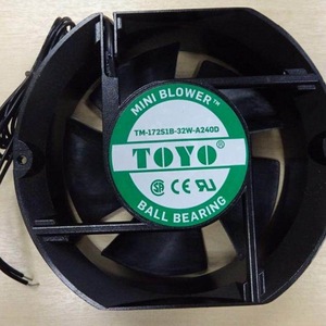 Ventilador Mini Toyo TM-172S1B-32W-A240D 24V con Rodamiento de Bolas para Reparación o Reemplazo - Product Image 1