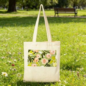 Hot Sale Custom Fashion Eco Friendly <b>Canvas</b> Tote <b>Bag</b> Large Capacity Recycle Cotton Shopping <b>Bag</b> - Product Image 2