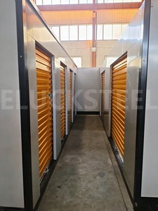 20 फीट पर्यावरण के अनुकूल तह मल्टीबॉक्स चल 4 रोलर दरवाजे प्रीफैब गैल्वेनाइज्ड धातु स्टील पोर्टेबल सेल्फ स्टोरेज यूनिट कंटेनर - Product Image 5