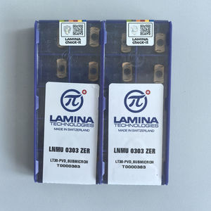 LNMU0303ZER LT30 PVD Coated Carbide Turning Inserts <b>Square</b> Shape HRC40-HRC60 CNC Lathe Machine <b>Tools</b> Laminas Brand Custom OEM - Product Image 5