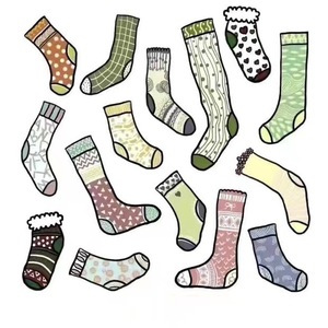 Calcetines Deportivos Transpirables para Mujer, Grosor Medio, Bordados, Aptos para Baloncesto - Product Image 1