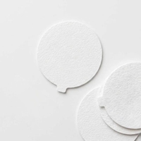 Almohadilla de Papel para Filtro de Aceite Redonda Compatible con la Máquina de Filtración de Aceite Merlin Top Fry para una Purificación Eficiente del Aceite de Cocina