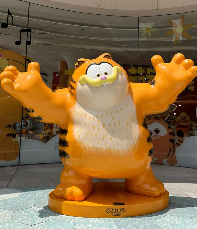 Cute for Garfield Cat Resin Crafts