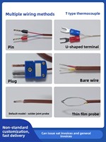 Connecteur pour applications cryogéniques à basse température, fil de détection de température, thermocouple de type T TT-T-24-SLE PFA