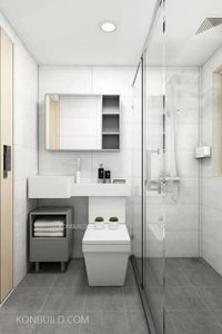 Bagno Container Portatile di Lusso Moderno 15-20ft a Basso Costo, Facile da Installare, Completamente Attrezzato con <span class=keywords><strong>Doccia</strong></span> e WC - Product Image 5