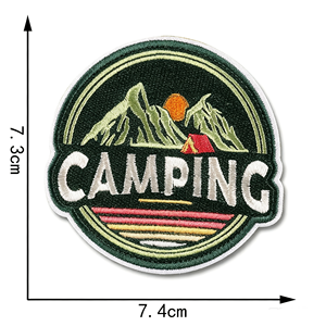 Parches Bordados Termoadhesivos de Montaña, Camping y Aventura al Aire Libre, Estilo Parque Nacional, Parches para Coser en Chaquetas y Bolsos - Product Image 6