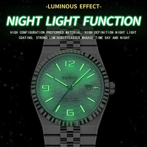 BINBOND 브랜드 정품 고급 남성 비즈니스 시계 2025 신모델 40mm 럭셔리 시계 대형 디스크 손목시계 - Product Image 3